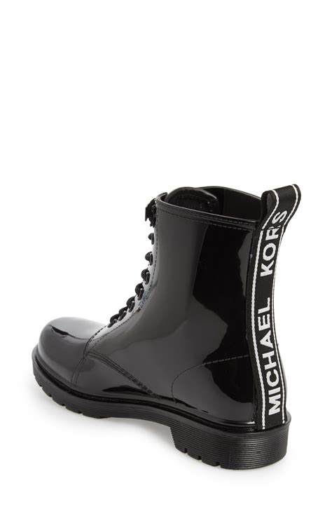 michael kors tavie rain boots black